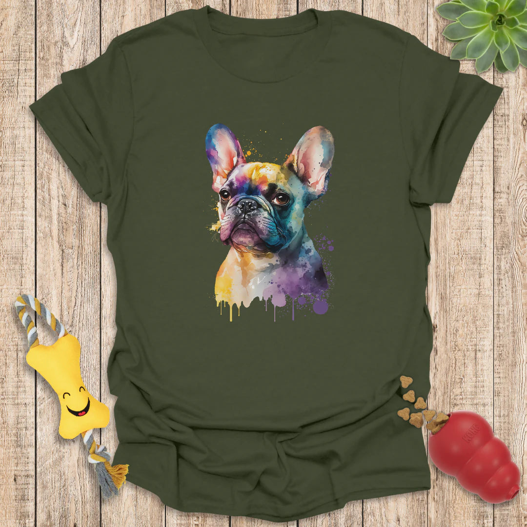 Watercolor Frenchie