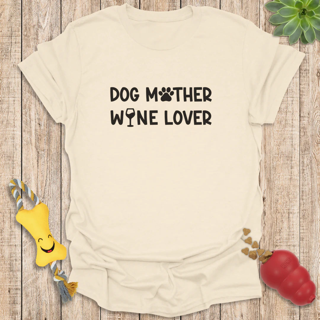Dog Mother Wine Lover